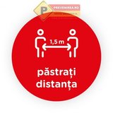 Semn rosu pastrati distanta